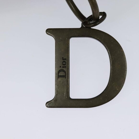 Christian Dior Canage Shoulder Bag Leather Black Gold Auth hk2058 - Picture 11 of 15